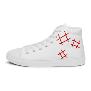 Men’s high top canvas shoes
