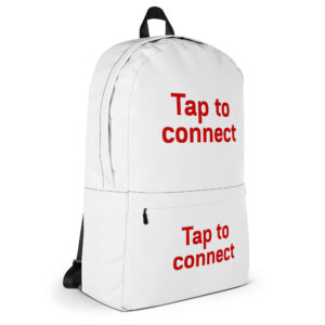 Backpack "Tap to connect"