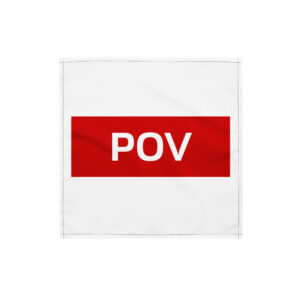 All-over print bandana "POV"