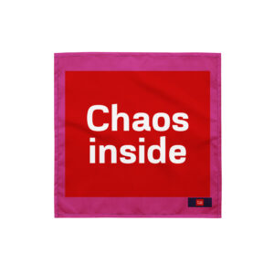 All-over print bandana "Chaos inside"