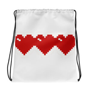 Drawstring bag "Love Meter"