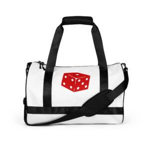 All-over print gym bag "Lucky Roll"