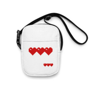 Utility crossbody bag "Love Meter"