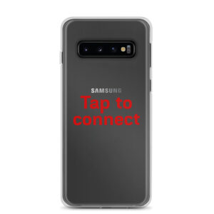 Clear Case for Samsung® "Tap to connect"