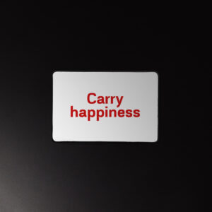 Desk mat "Carry happiness"