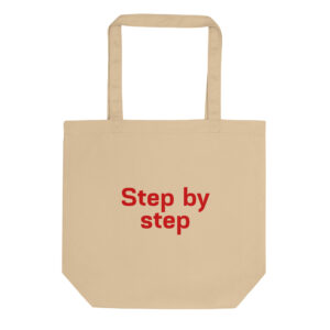 Eco Tote Bag "Step by step"