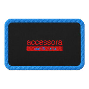 Embroidered patches "Accessora own the extra"