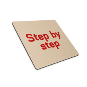Gaming mouse pad "Step by step"