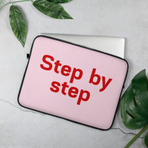 Laptop Sleeve "Step by step"