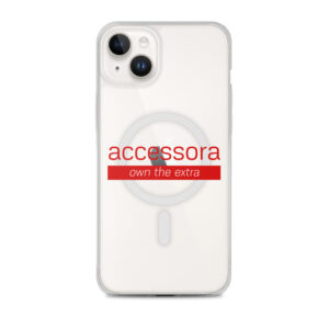 MagSafe® clear case for iPhone® "Accessora own the extra"