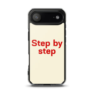 MagSafe® clear case for iPhone® "Step by step"