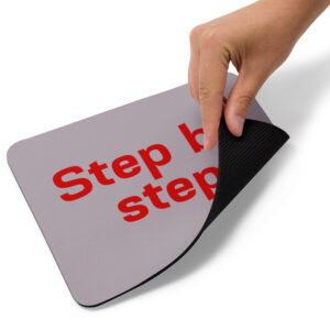 Mouse pad "Step by step"