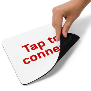 Mouse pad "Tap to connect"