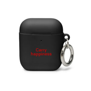 Rubber Case for AirPods® "Carry happiness"