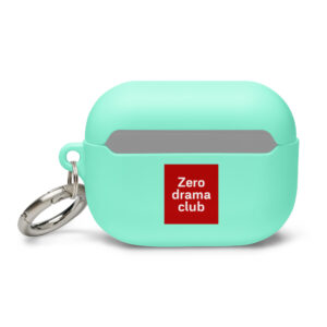Rubber Case for AirPods® "Zero drama club"