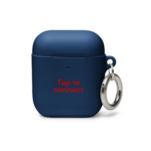 Rubber Case for AirPods® "Tap to connect"