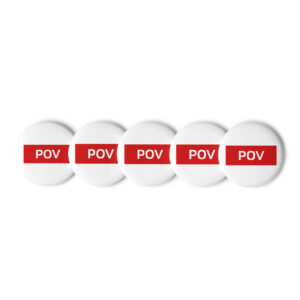 Set of pin buttons "POV"