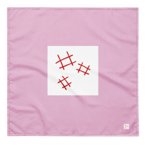 All-over print bandana "Abstract Lines"