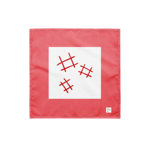 All-over print bandana "Abstract Lines"