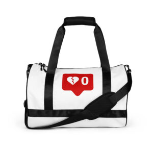 All-over print gym bag "Zero Love"