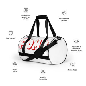 All-over print gym bag