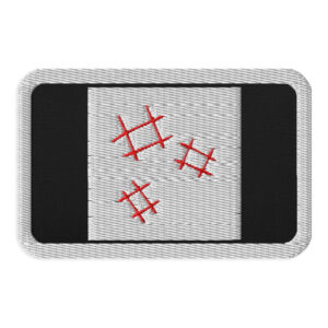 Embroidered patches "Abstract Lines"