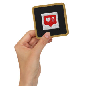 Embroidered patches "Zero Love"