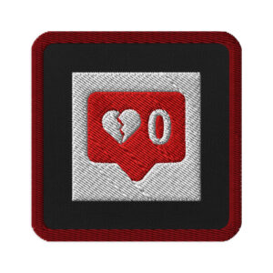 Embroidered patches "Zero Love"