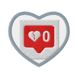 Embroidered patches "Zero Love"