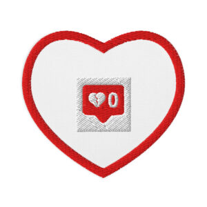 Embroidered patches "Zero Love"