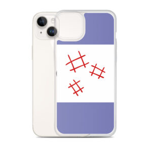 MagSafe® clear case for iPhone® "Abstract Lines"