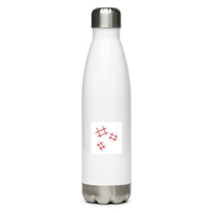 Stainless steel water bottle "Abstract Lines"