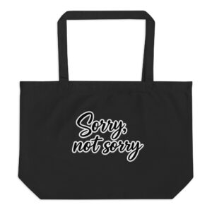 Large organic tote bag