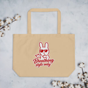 Large organic tote bag