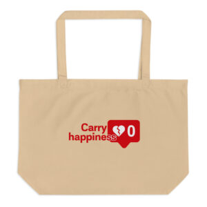 Large organic tote bag