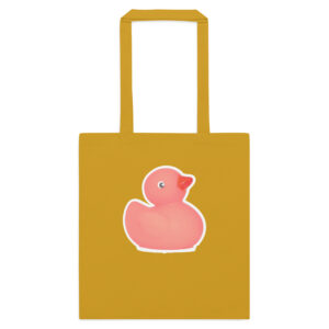 Rubber Duck Cotton Shopper Tote