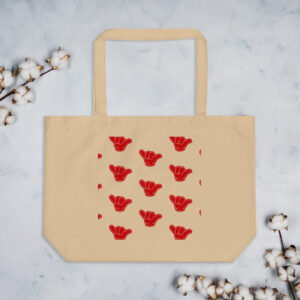 Oversized Organic Carry Tote — SHAKA VIBES