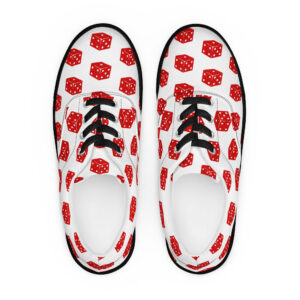 Lace-up canvas Dice Drop shoes