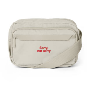 "Sorry not sorry" Urban crossbody bag