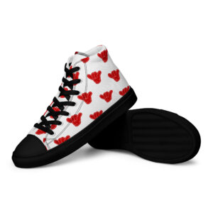 High-Top Canvas Sneakers