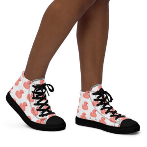 Rubber Duck High-Top Canvas Sneakers