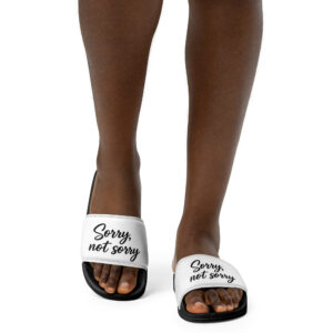 Women's slides - Sorry not Sorry
