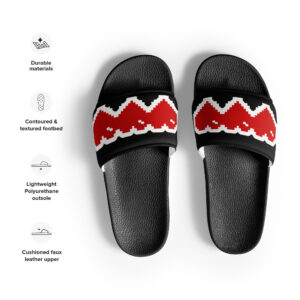 Pixel Heart Comfort Slides